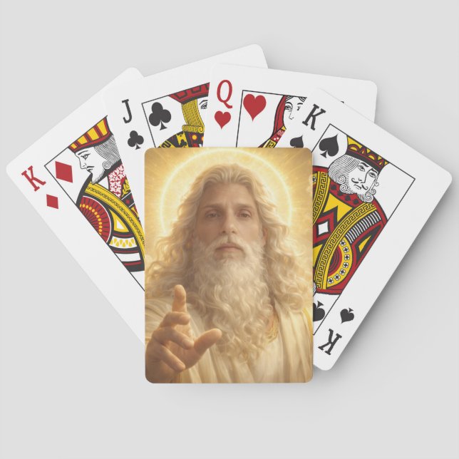 Cartas de Baralho Clássicas Espirituais de Deus (Verso)