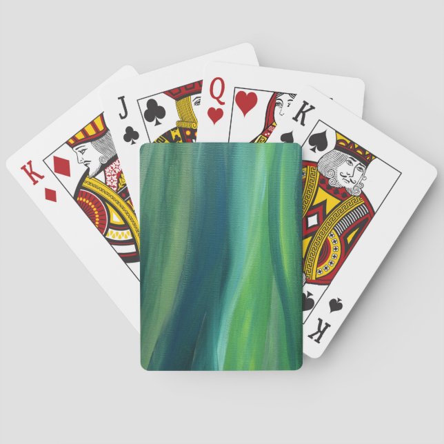 Cartas de Baralho Clássicas Magic Green (Verso)