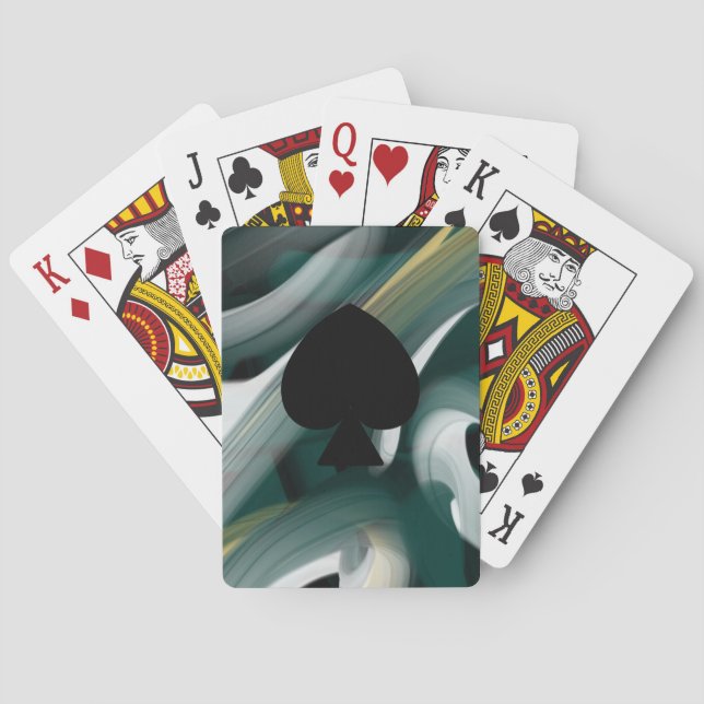 Cartas de Baralho Clássicas Tendência Abstrato Ver (Verso)