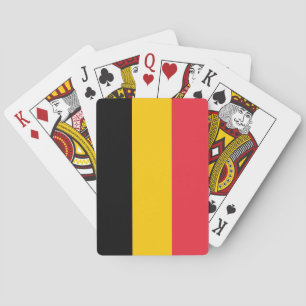 Cartas de Baralho com a Bandeira da Bélgica