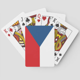 Cartas de Baralho com a bandeira da Chéquia
