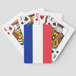 Cartas de Baralho com a bandeira da França