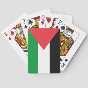 Cartas de Baralho com a bandeira da Palestina
