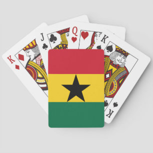 Cartas de Baralho com a bandeira de Gana