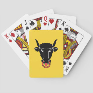 Cartas de Baralho com a bandeira do Cantão de Uri
