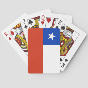 Cartas de Baralho com a bandeira do Chile