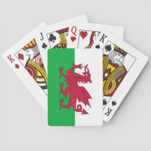 Cartas de Baralho com a bandeira do País de Gales