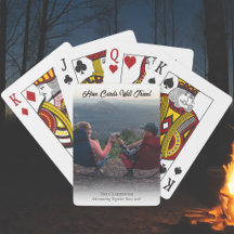 Cartas de Baralho com a Foto da sua Aventura