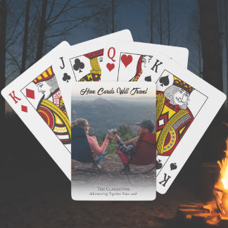 Cartas de Baralho com a Foto da sua Aventura