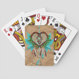 Cartas de Baralho com Apanhador de Sonhos Nativo A