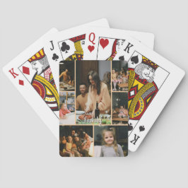 Cartas de Baralho com Colagem de Fotos Personaliza