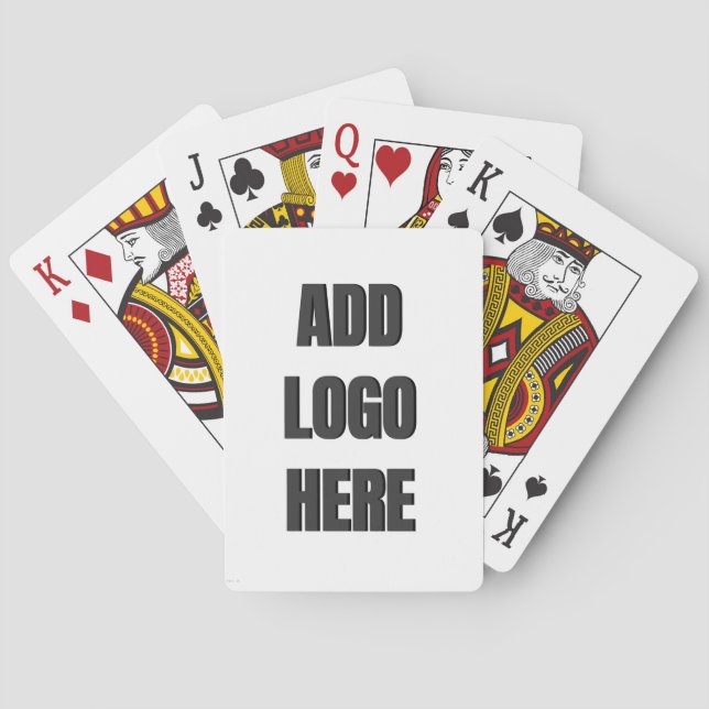 Cartas de Baralho com Logotipo Empresarial  (Verso)