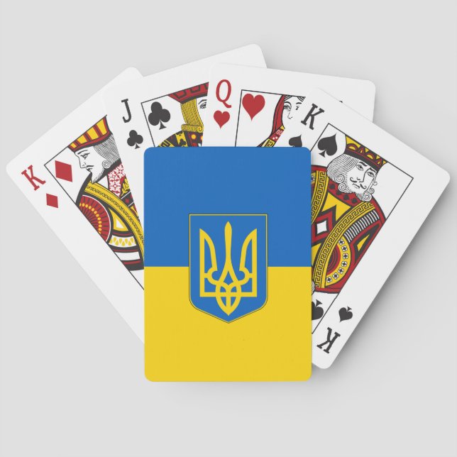 Cartas de Baralho com o Tridente da bandeira da Uc (Verso)