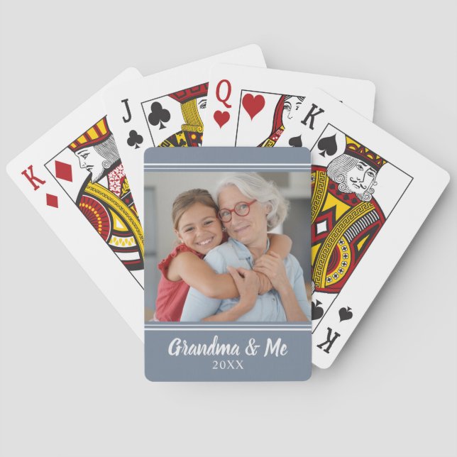 Cartas de Baralho com Script de Foto Personalizado (Verso)