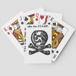 Cartas de Baralho com Selo do Imposto sobre a Mort