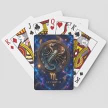 Cartas de Baralho Cósico de Escorpião