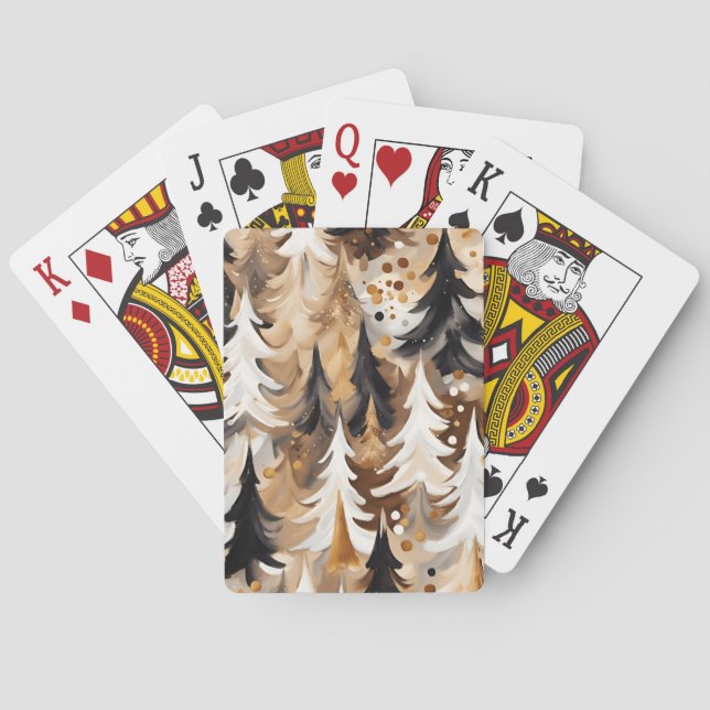 Cartas de Baralho da Árvore de Natal | Cartões de  (Verso)
