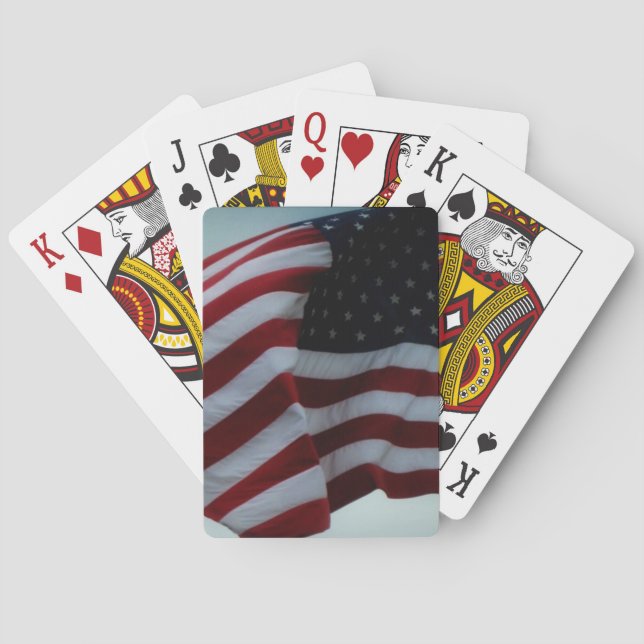 Cartas de Baralho da Bandeira Americana (Verso)