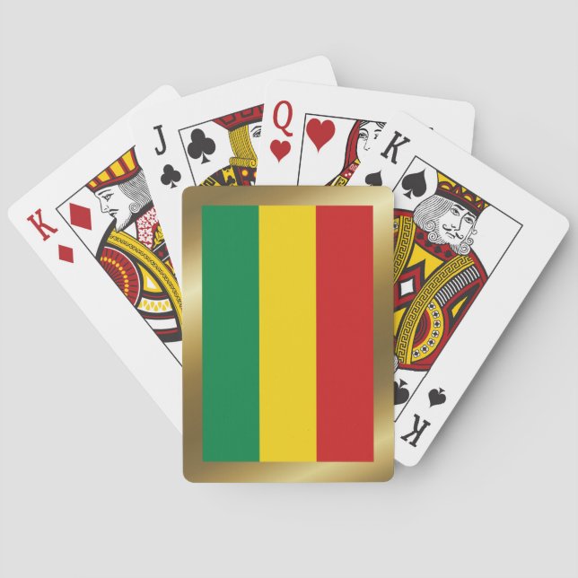 Cartas de Baralho da Bandeira da Bolívia (Verso)