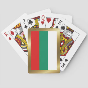 Cartas de Baralho da Bandeira da Bulgária