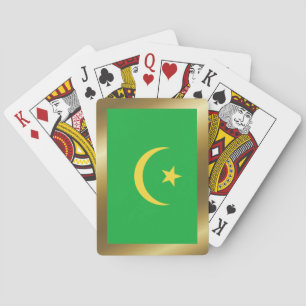 Cartas de Baralho da Bandeira da Mauritânia