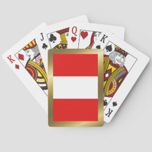 Cartas de Baralho da Bandeira do Peru