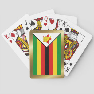 Cartas de Baralho da Bandeira do Zimbábue