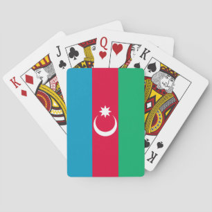 Cartas de Baralho da Bandeira Patriótica do Azerba