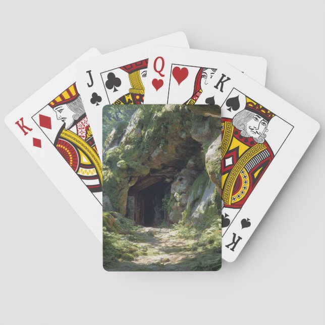 Cartas de Baralho da Entrada da Caverna da Florest (Verso)