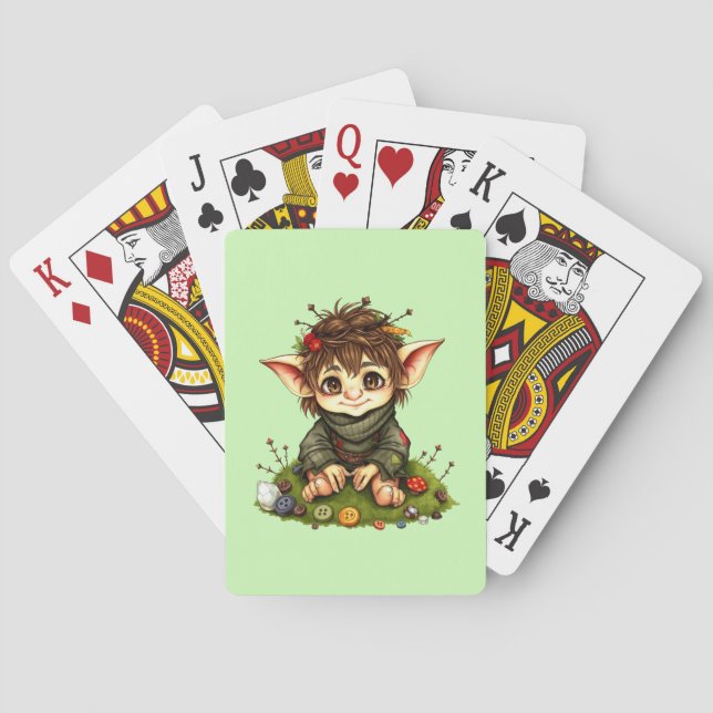 Cartas de Baralho da Fada da Floresta Caprichosa (Verso)