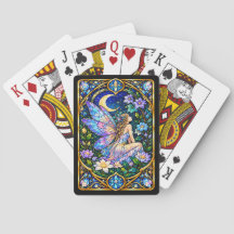 Cartas de Baralho da Fada de Vidro Colorido