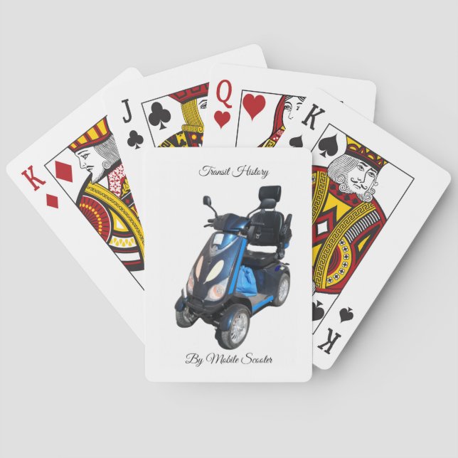 Cartas de baralho da História do Trânsito (Verso)