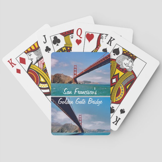 Cartas de Baralho da Ponte Golden Gate de São Fran (Verso)