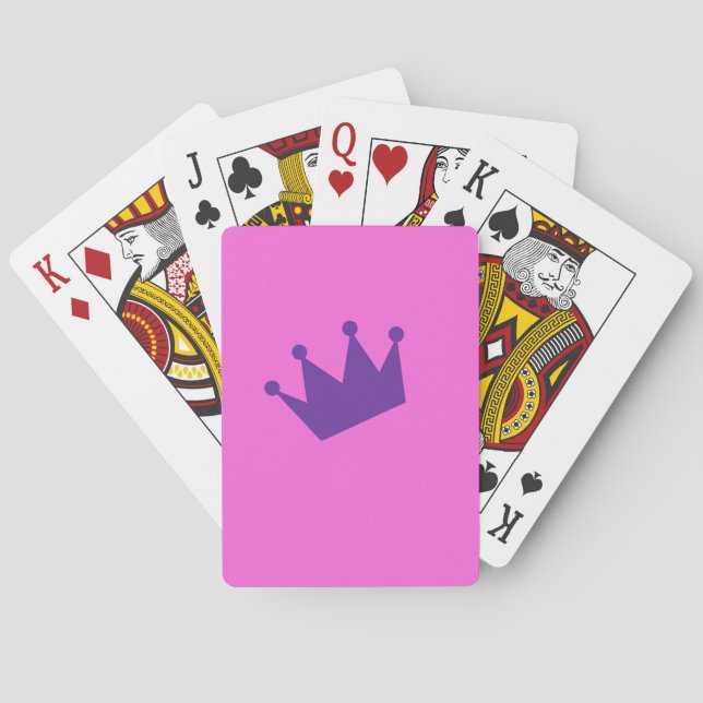 Cartas de Baralho da Rainha de Aniversário (Verso)