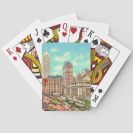Cartas de Baralho da Rua 42 e 5ª Avenida em NYC