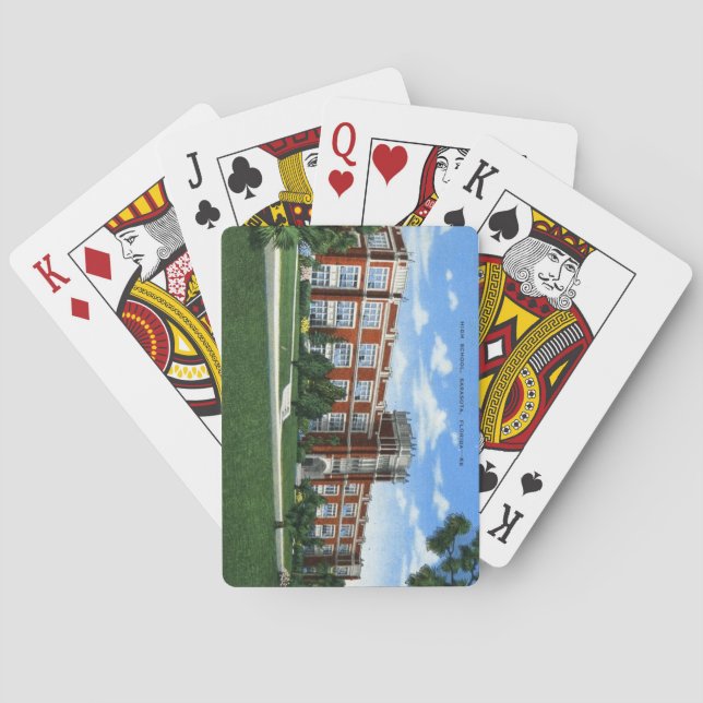 Cartas de Baralho da Sarasota High School (Verso)