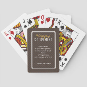 Cartas de Baralho de Aposentadoria Feliz   Aposent