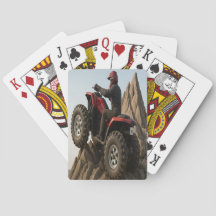 Cartas de Baralho de Aventura de ATV Off-Road