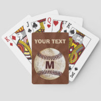 Cartas de Baralho de Beisebol Personalizadas para 
