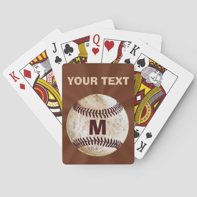 Cartas de Baralho de Beisebol Personalizadas para  (Verso)