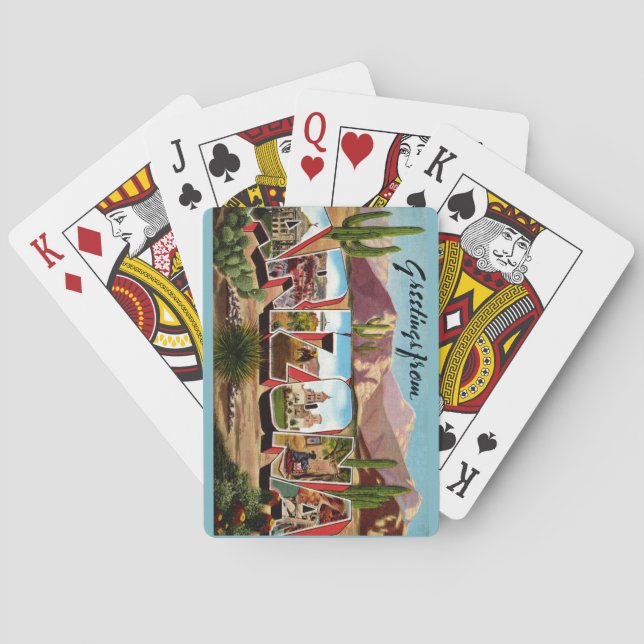 Cartas de Baralho de Boas-Vindas ao Arizona (Verso)