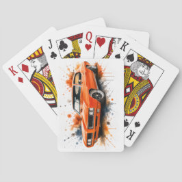 Cartas de Baralho de Carros Musculosos Americanos