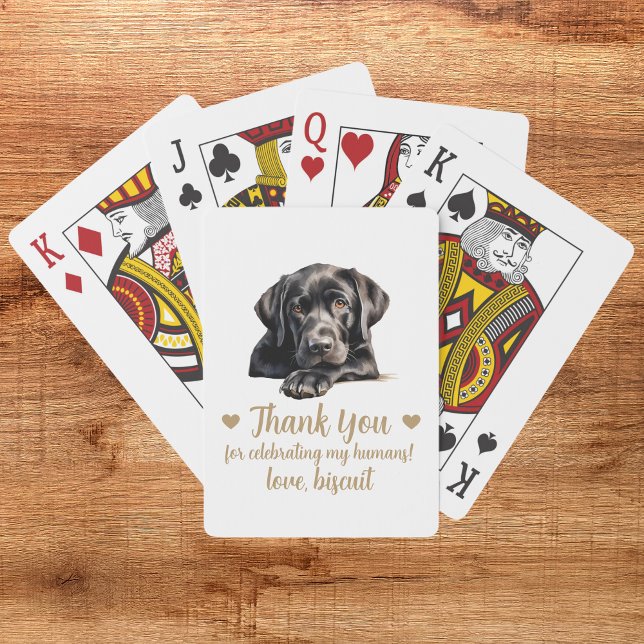 Cartas de Baralho de Favor de Casamento de Cachorr (Criador carregado)