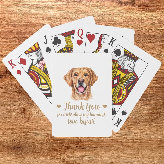 Cartas de Baralho de Favor de Casamento de Cachorr (Criador carregado)