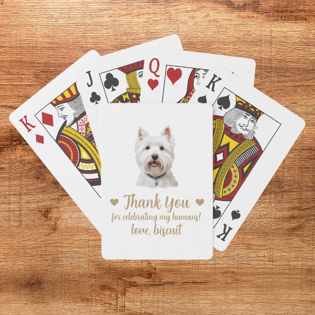 Cartas de Baralho de Favor de Casamento de Cachorr (Criador carregado)