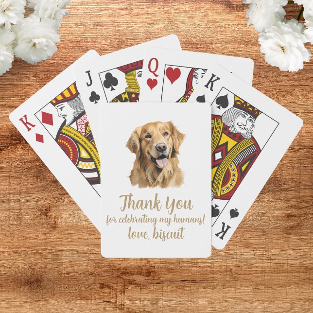 Cartas de Baralho de Favor de Casamento de Cachorr (Criador carregado)