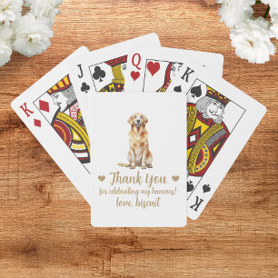 Cartas de Baralho de Favor de Casamento de Cachorr