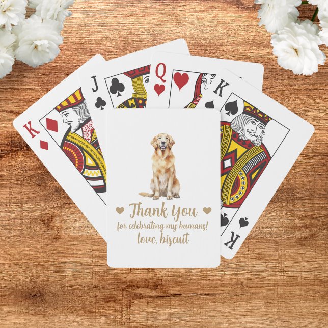 Cartas de Baralho de Favor de Casamento de Cachorr (Criador carregado)
