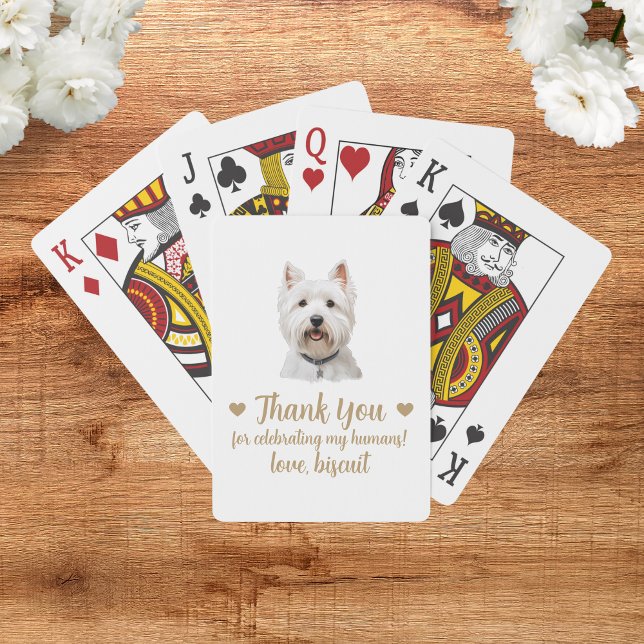 Cartas de Baralho de Favor de Casamento de Cachorr (Criador carregado)