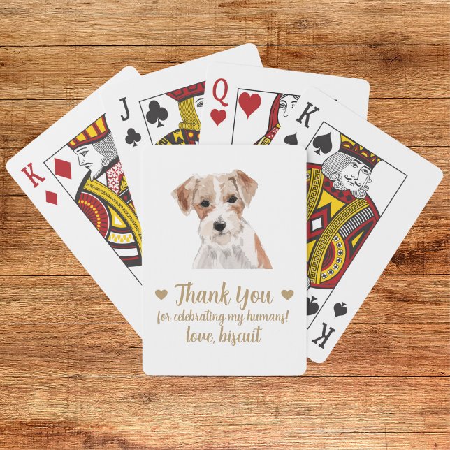 Cartas de Baralho de Favor de Casamento de Cachorr (Criador carregado)